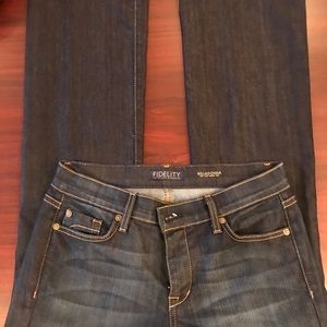 Fidelity Bella Donna mid-rise bootcut jeans